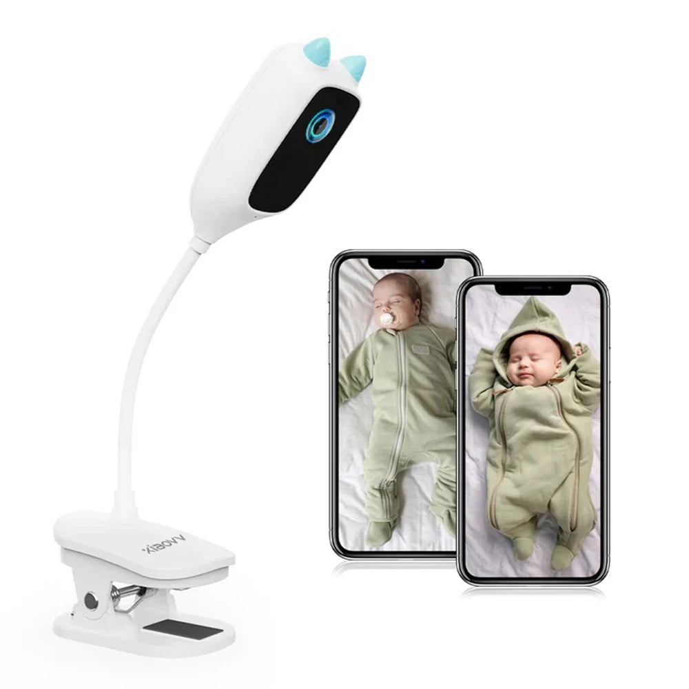 WiFi Baby Monitor with Cry Detection & 360° Rotation