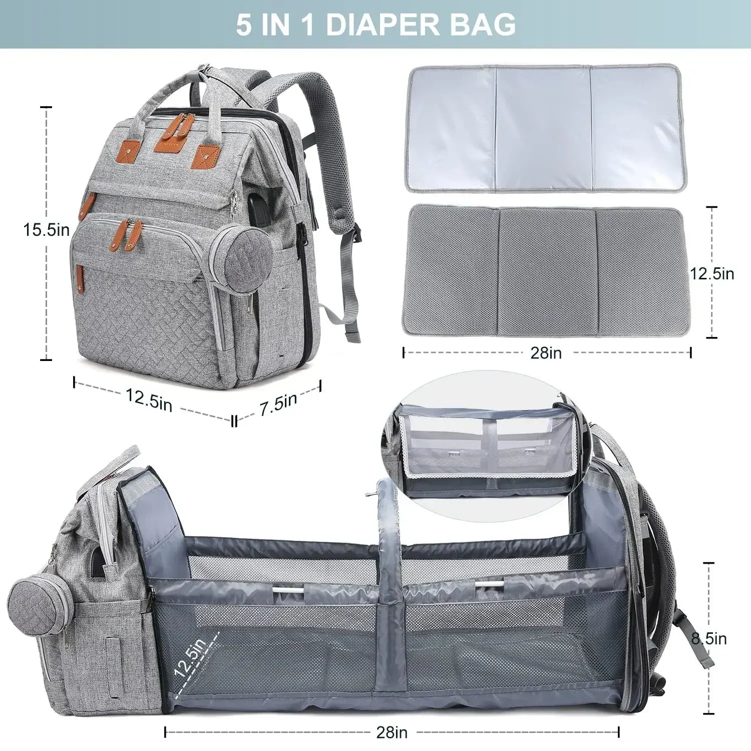 Baby Diaper Backpack