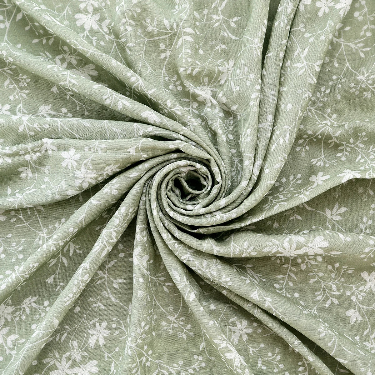 Baby Muslin Swaddle Blanket – Bamboo Cotton (120×110cm)